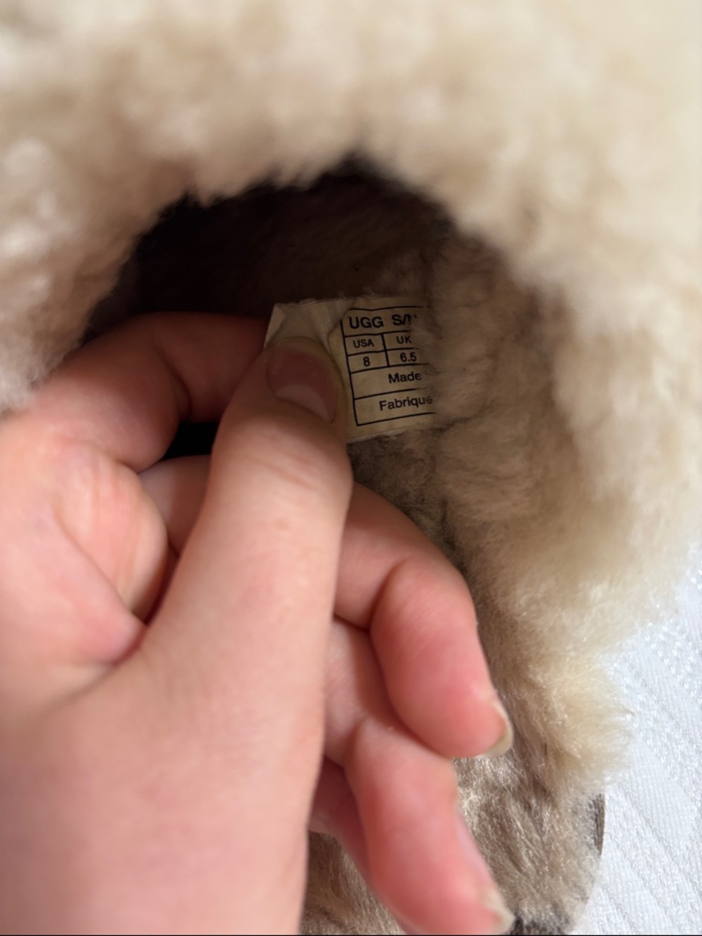 UGG Brown Suede Shearling Scuff Slippers - Picture 2 of 8